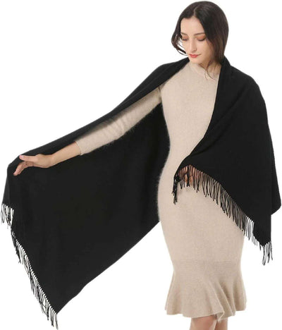 Shaan Dynasty Women's Elegant Pashmina Shawl – Soft Wrap Scarf for Weddings, Evenings & Bridesmaid Gifts - Shaan Dynasty 