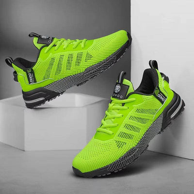 Shaan Dynasty Men's Trendy Knitted Sneakers – Breathable Lightweight Running Shoes for Jogging & Casual Wear - Shaan Dynasty 