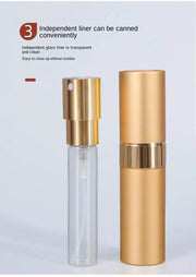 Wholesale 8ml Metal Perfume Refill Bottle – Aluminum Spray Atomizer for Travel & Portable Fragrance - Shaan Dynasty 