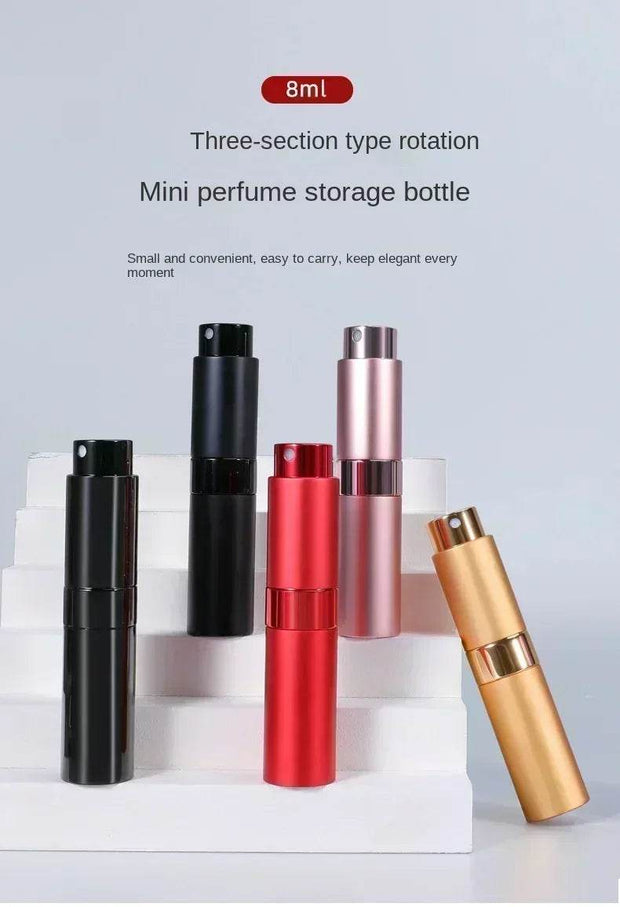 Wholesale 8ml Metal Perfume Refill Bottle – Aluminum Spray Atomizer for Travel & Portable Fragrance - Shaan Dynasty 