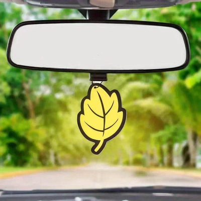 Shaan Dynasty Car Air Freshener (3–60pcs) – Hanging Leaf Vanilla Scent, Natural Tea Paper - Shaan Dynasty 