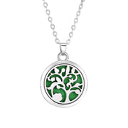 Shaan Dynasty Tree of Life Diffuser Necklace – Stainless Steel Aromatherapy Pendant for Women - Shaan Dynasty 