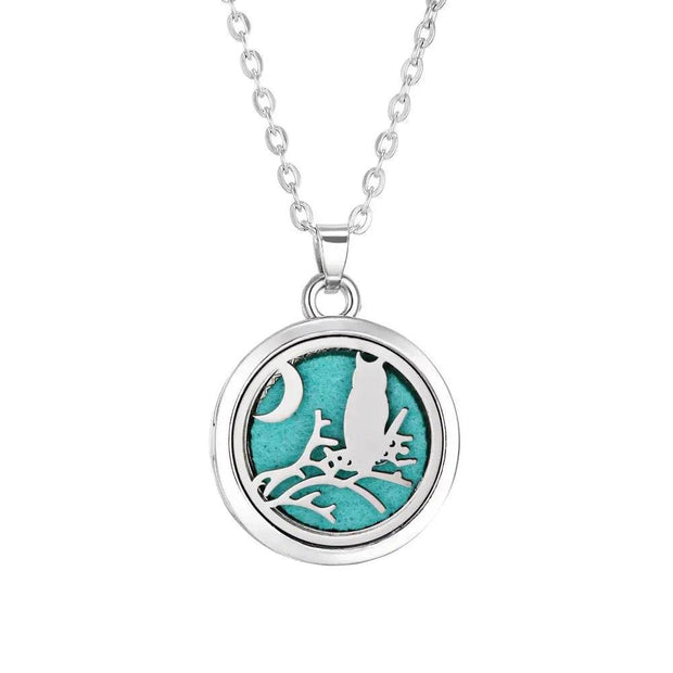 Shaan Dynasty Tree of Life Diffuser Necklace – Stainless Steel Aromatherapy Pendant for Women - Shaan Dynasty 