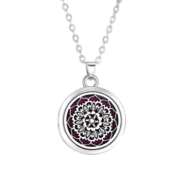 Shaan Dynasty Tree of Life Diffuser Necklace – Stainless Steel Aromatherapy Pendant for Women - Shaan Dynasty 