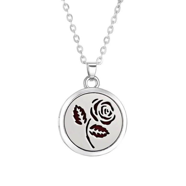 Shaan Dynasty Tree of Life Diffuser Necklace – Stainless Steel Aromatherapy Pendant for Women - Shaan Dynasty 