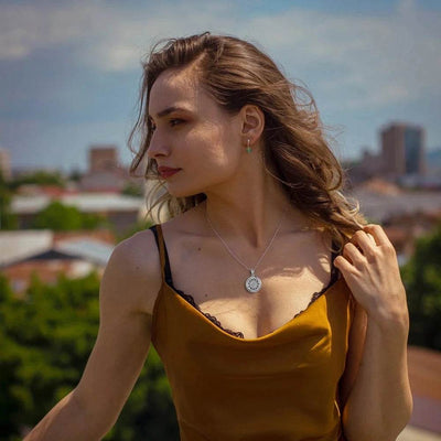 Shaan Dynasty Tree of Life Diffuser Necklace – Stainless Steel Aromatherapy Pendant for Women - Shaan Dynasty 