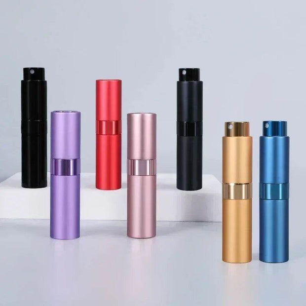 Wholesale 8ml Metal Perfume Refill Bottle – Aluminum Spray Atomizer for Travel & Portable Fragrance - Shaan Dynasty 