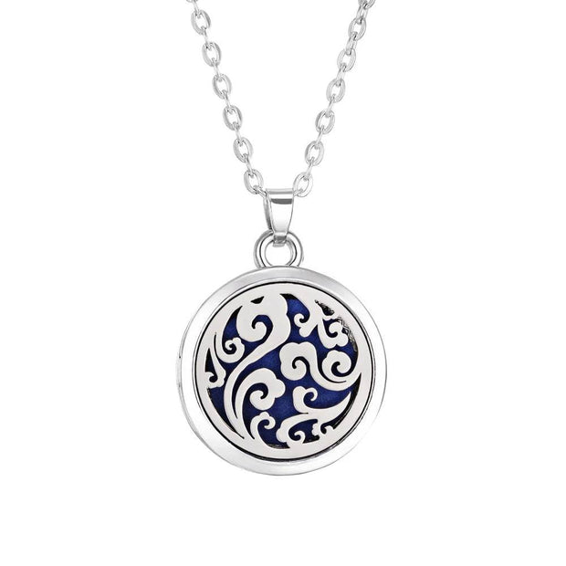 Shaan Dynasty Tree of Life Diffuser Necklace – Stainless Steel Aromatherapy Pendant for Women - Shaan Dynasty 