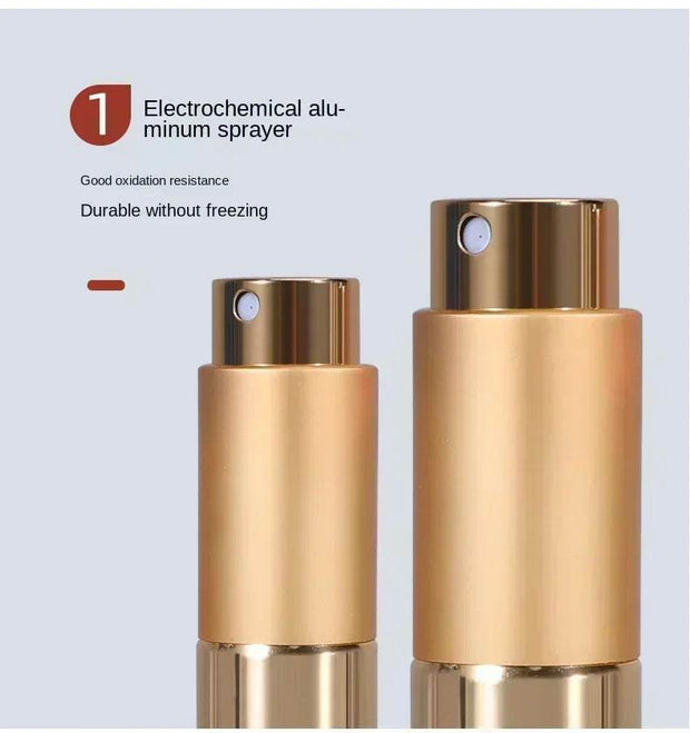 Wholesale 8ml Metal Perfume Refill Bottle – Aluminum Spray Atomizer for Travel & Portable Fragrance - Shaan Dynasty 