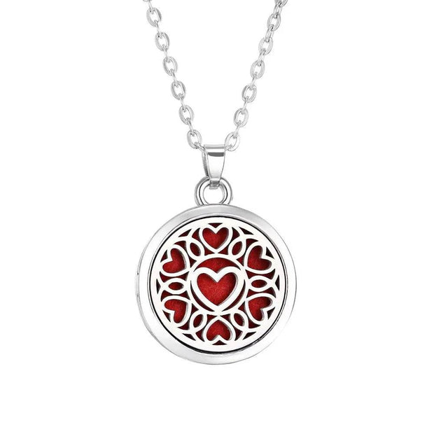 Shaan Dynasty Tree of Life Diffuser Necklace – Stainless Steel Aromatherapy Pendant for Women - Shaan Dynasty 