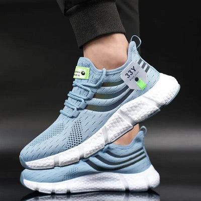 Shaan Dynasty Men’s Lightweight Sport Sneakers – Breathable Mesh Running Shoes - Shaan Dynasty 