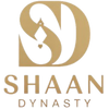 Gold 'SHAAN DYNASTY' logo on a white background